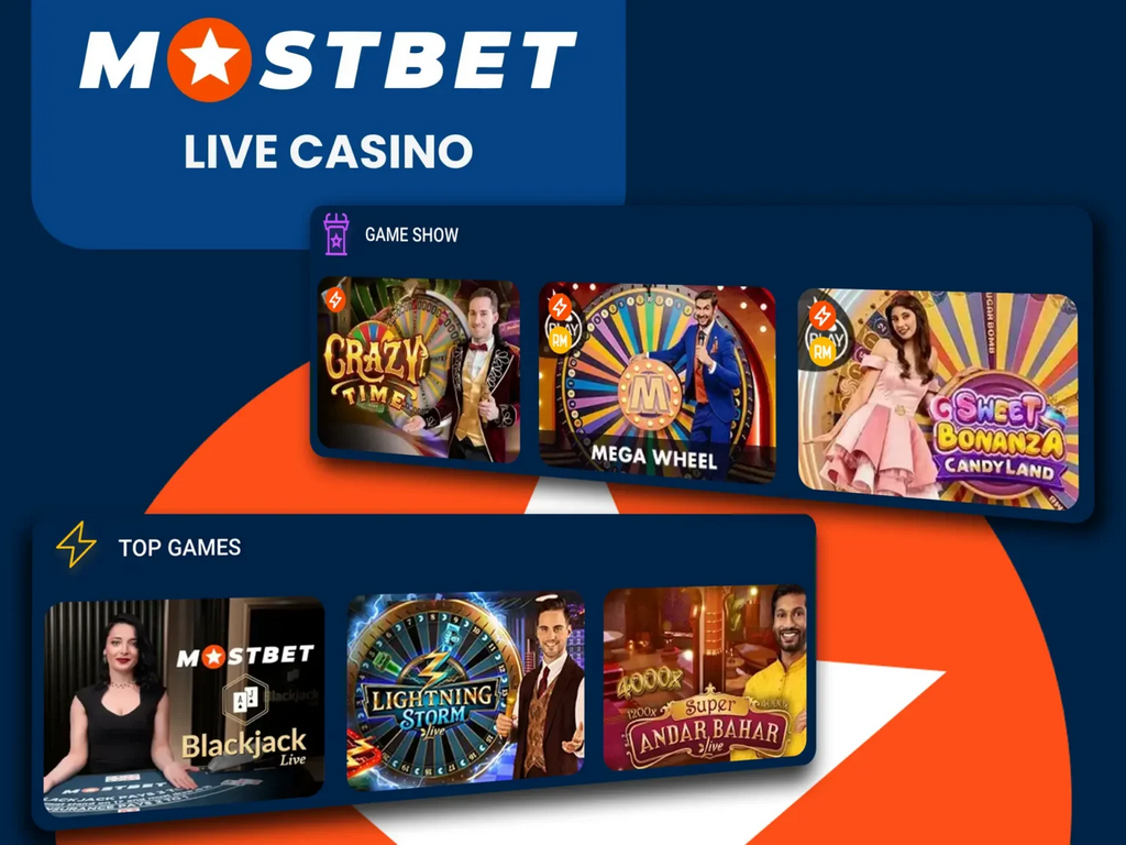 Раздел с популярными видеоиграми на Mostbet